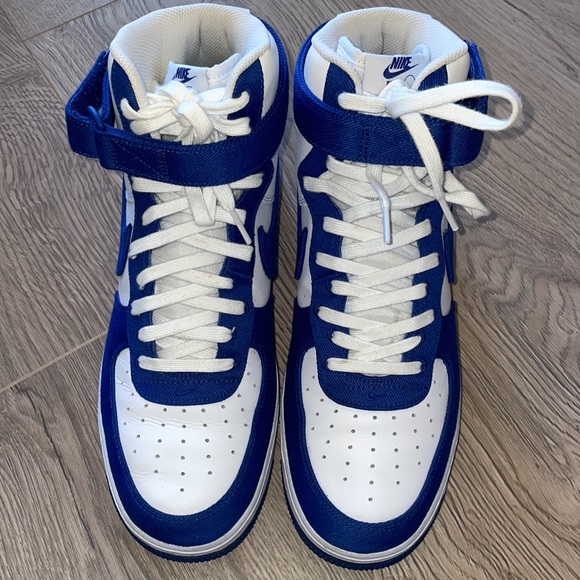 Nike Air Force 1 High '07 LV8 EMB 'Dodgers' - Picture 3 of 9